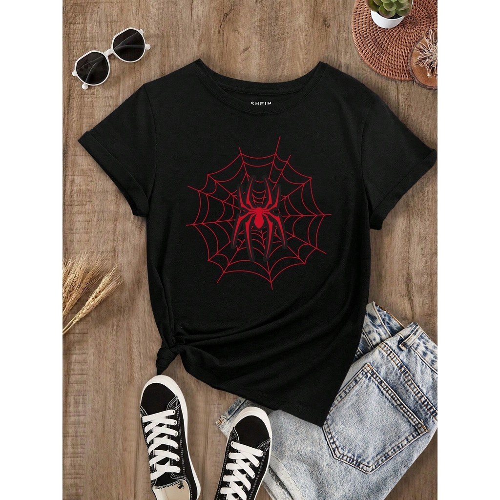 CAMISETA ARANHA NA TEIA ALGODÃO PREMIUM ENVIO IMEDIATO