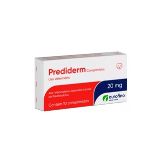 Prediderm 20mg 10 Comprimidos Ouro Fino em Oferta na Shopee