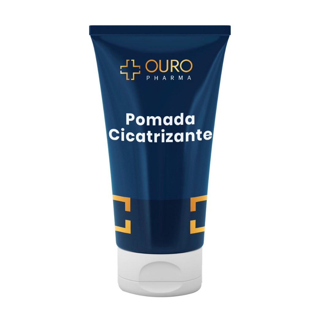 Pomada Calêndula 10% Cicatrizante Antisséptica no Tratamento de Acnes, Eczemas 30gr, 60gr ou 100gr