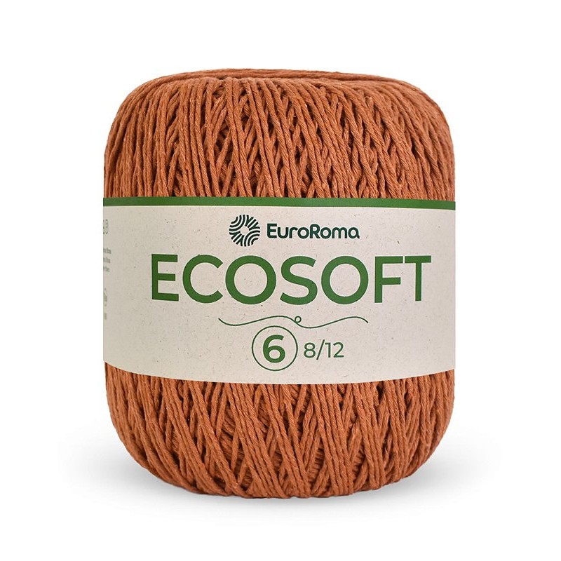 Fio EuroRoma Ecosoft 8/12 - Cor Telha | n°6: Sua Escolha para Amigurumis, Moda e Decoração