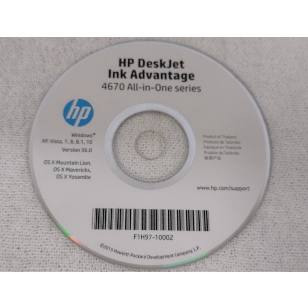 Cd De Instalação Para Impressora Hp Deskjet 4670 All In One