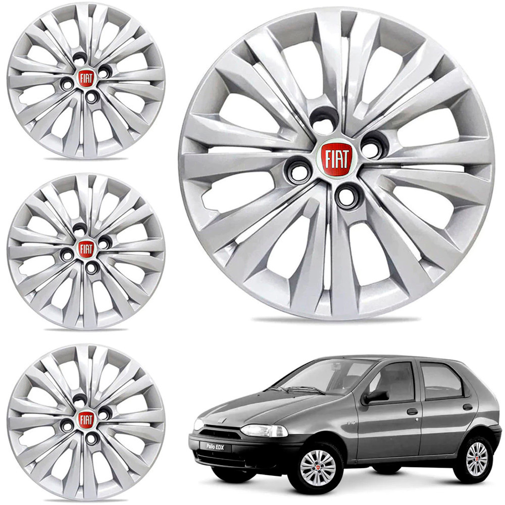 Jogo 4 Carlota Aro 14 Fiat Palio 1996 1997 1998 1999 2000 2001 G1 em Oferta na Shopee