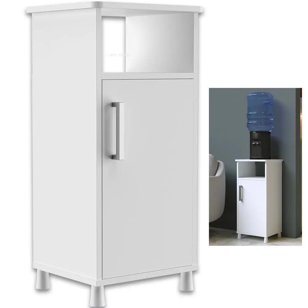 Gabinete Branco Multiuso Armário Para Filtro De Água Galão Purificador Bebedouro Em Aço Cozinha Casa