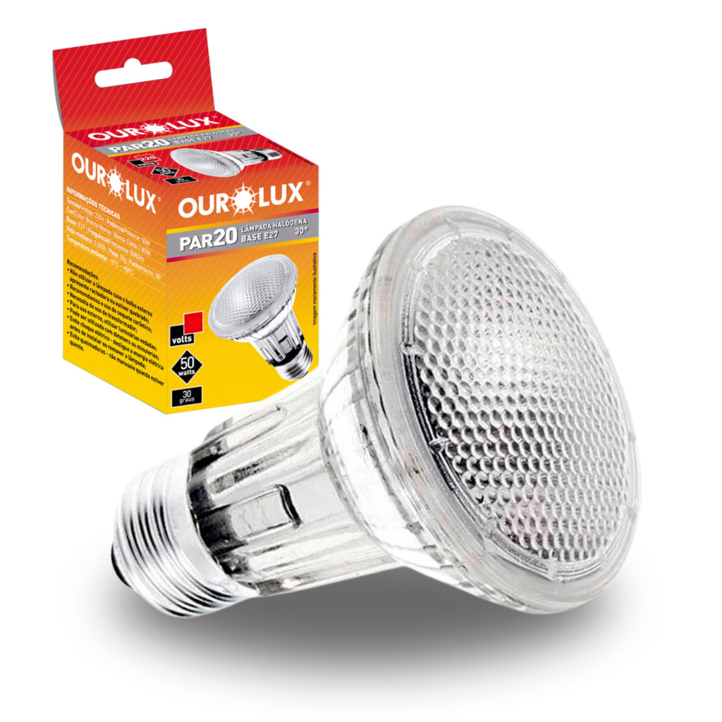 Lampada Halogena PAR20 50W 30° Ourolux