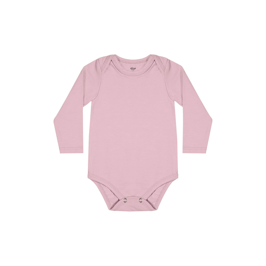Body Infantil Unissex Básico Elian Rosa - Baby & Kids Fashion