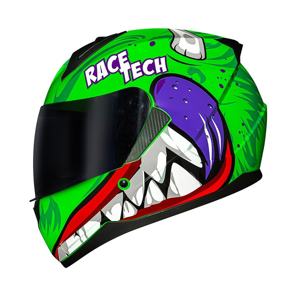Capacete Race Tech Sector Nhac Verde em Oferta na Shopee