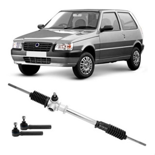Caixa de Direção Mecânica e Terminais - Fiat Uno Todos os modelos 2004 a 2014 em Oferta na Shopee