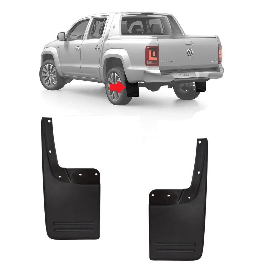 Par Lameiro Sem Alargador Amarok 2012 2013 a 2016 Traseiro