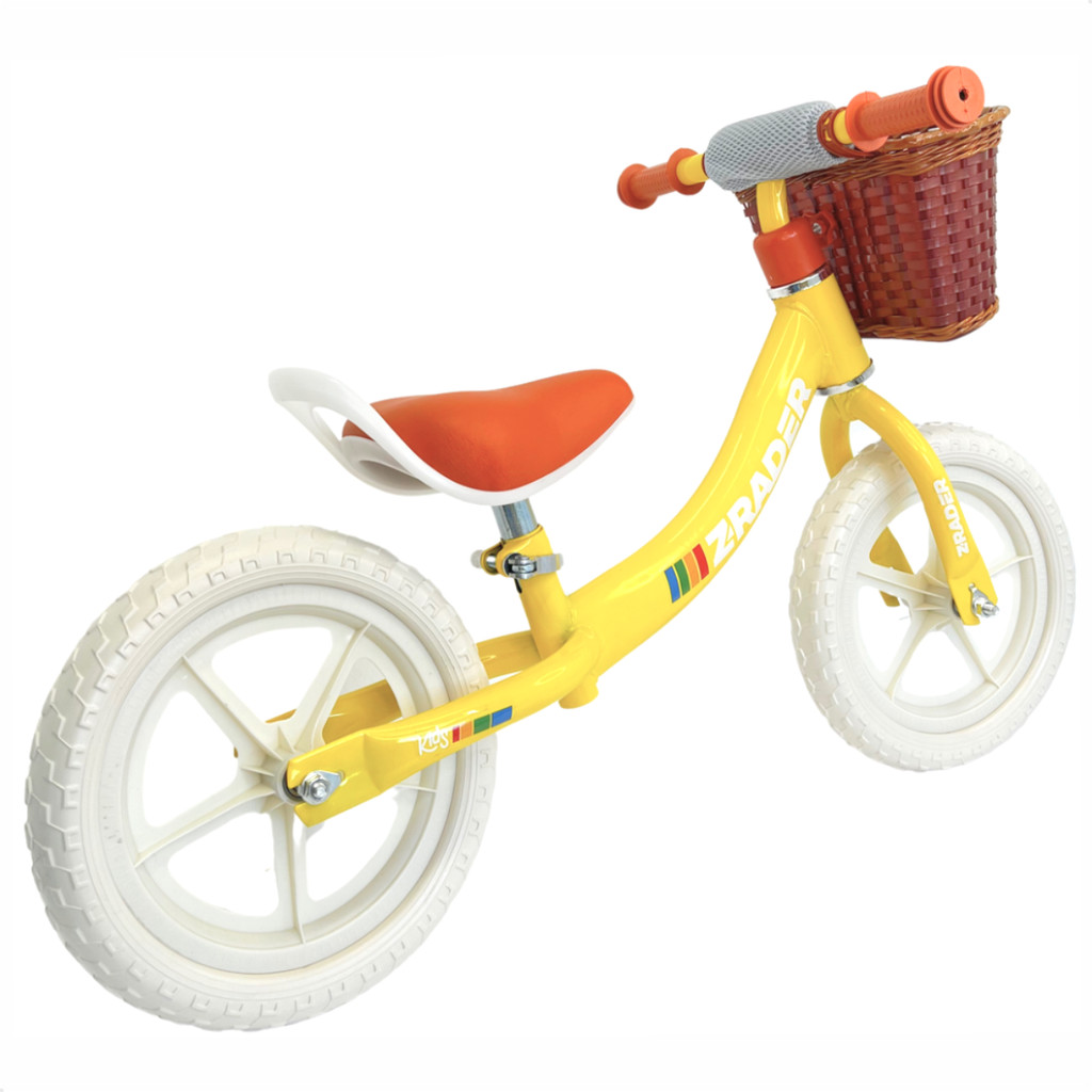 Bike Balance Sem Pedal Aro 12 Bicicleta De Equilibrio Infantil Com Cestinha Andador