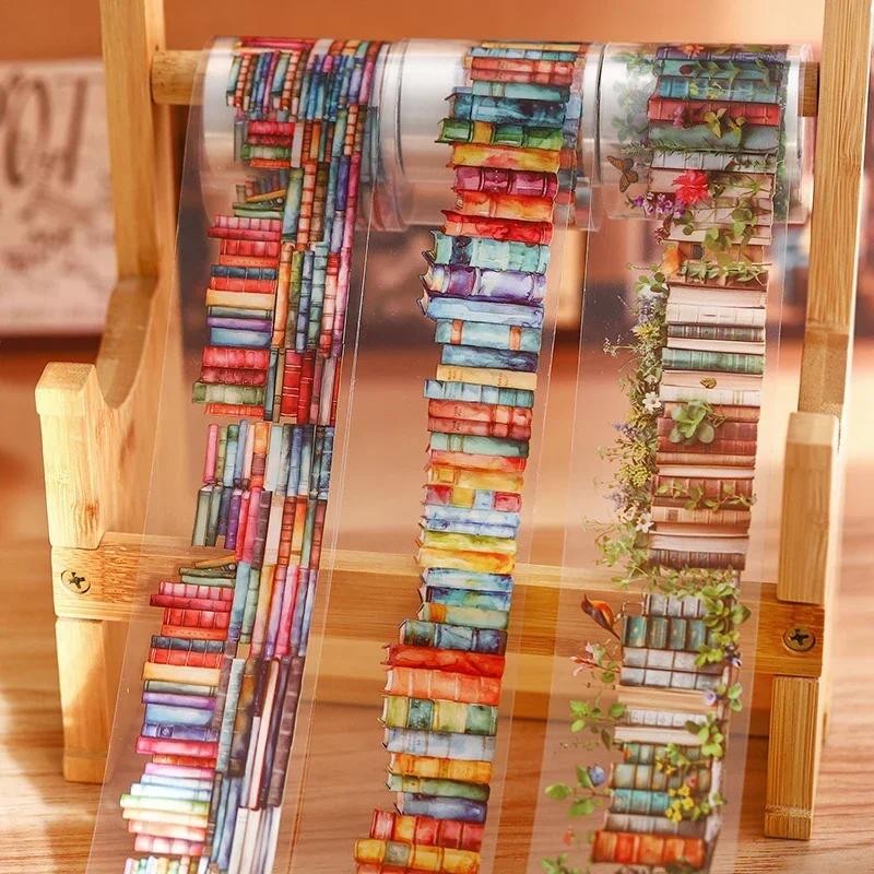 JIANWU 50mm * 200cm Roaming No Mar De Livros Série Material De Paisagismo Vintage Colagem Fita PET Diário Criativo Papel em Oferta na Shopee