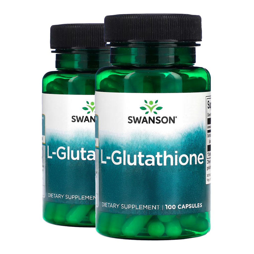 SWANSON KIT 2x L-Glutationa Setria Glutationa 100Caps Made in Usa