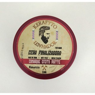 CERA FINALIZADORA CONHAQUE EFEITO MATTE 150G KERAFYTO em Oferta na Shopee