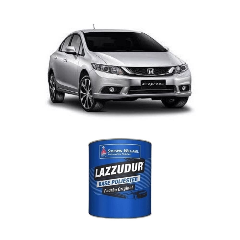 TINTA POLIESTER PRATA GLOBAL MET 06 HON (NH700M)900ML LAZZURIL em Oferta na Shopee