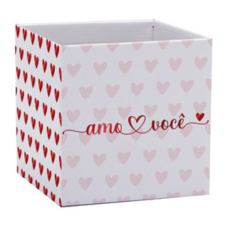 Kit 5 Cachepot Papel Quadrado Diversas Cores e Estampas, Pote 15, Xingó. em Oferta na Shopee