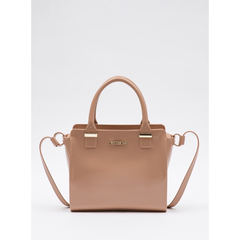 Bolsa Feminina Petite Jolie Transversal Love PJ5214 II Nude Mocca