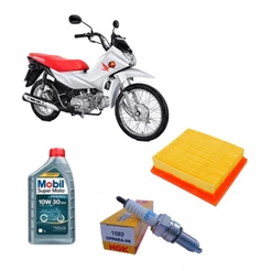 Kit Revisão Oleo Filtros Honda Pop 110i