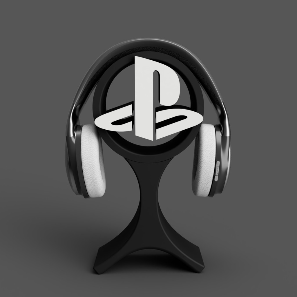 Suporte Fone Ouvido Mesa Headset Gamer  PLAYSTATION com e sem fio pc Universal Display Rack