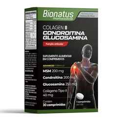 COLAGEN II CONDROITINA+GLUCOSAMINA COM 30 COMPRIMIDOS