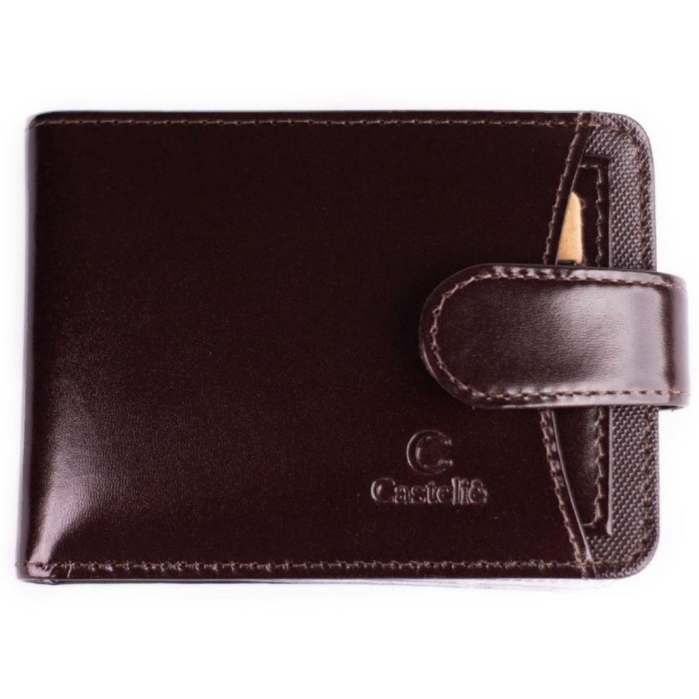 Carteira Casteliê 1533 Couro Masculina - Marrom em Oferta na Shopee