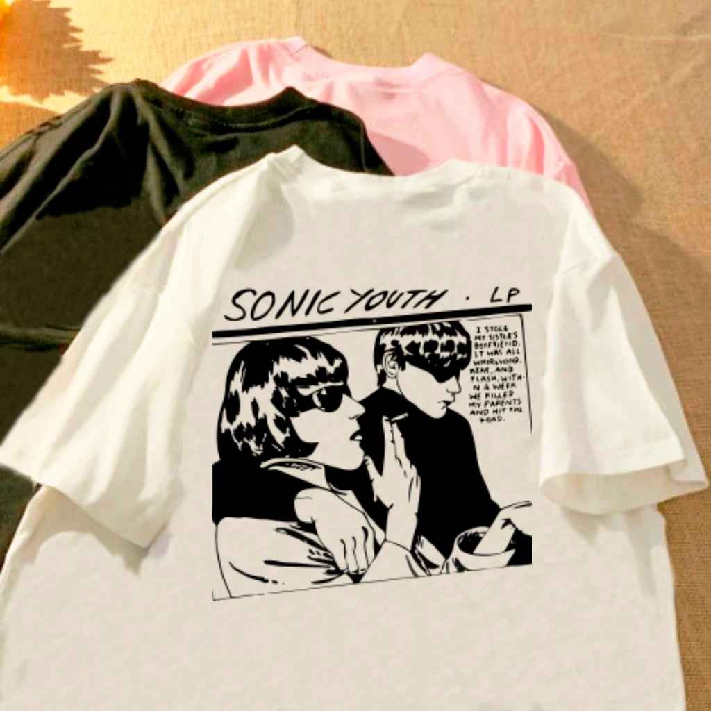 Camiseta Sonic Youth Lp Aesthetic Tumblr Unissex 100% algodão em Oferta na Shopee