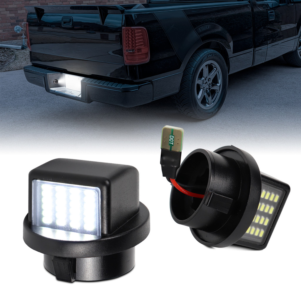 2 Pçs LED Lâmpada De Luz Da Placa De Identificação Para Ford F-100-150-250 250HD-350 Explorer Ranger Lincoln Mark LT