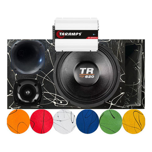 CAIXA TRIO DUTO RÉGUA MÉDIO GRAVE TRITON TR 620 UNLIKE 400 CORES MÓDULO TARAMPS em Oferta na Shopee