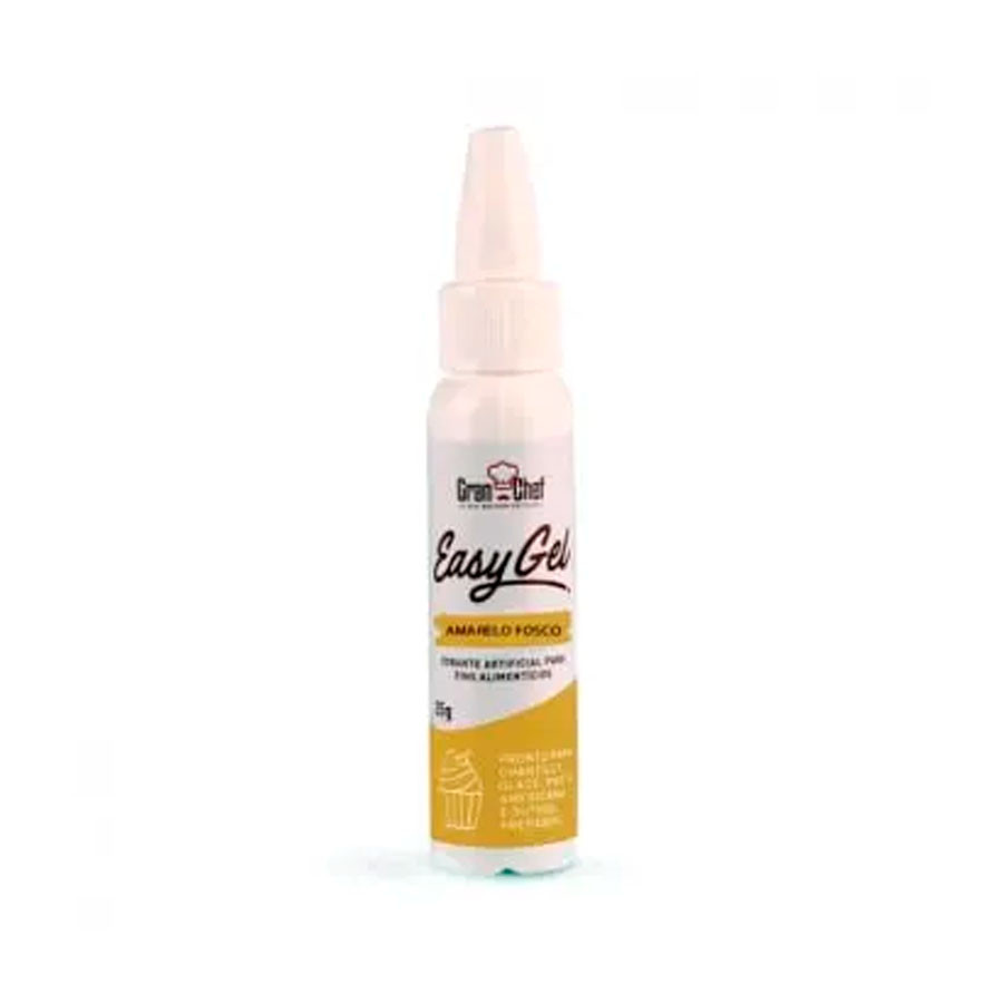 Corante Easy Gel Amarelo Fosco 25g GranChef