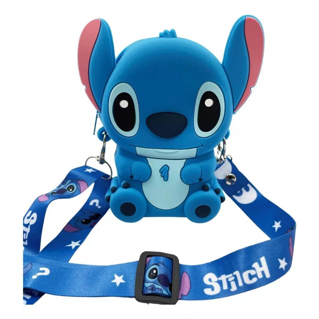 Bolsinha Infantil Silicone Stitch com Alça Sortido - Help Toys