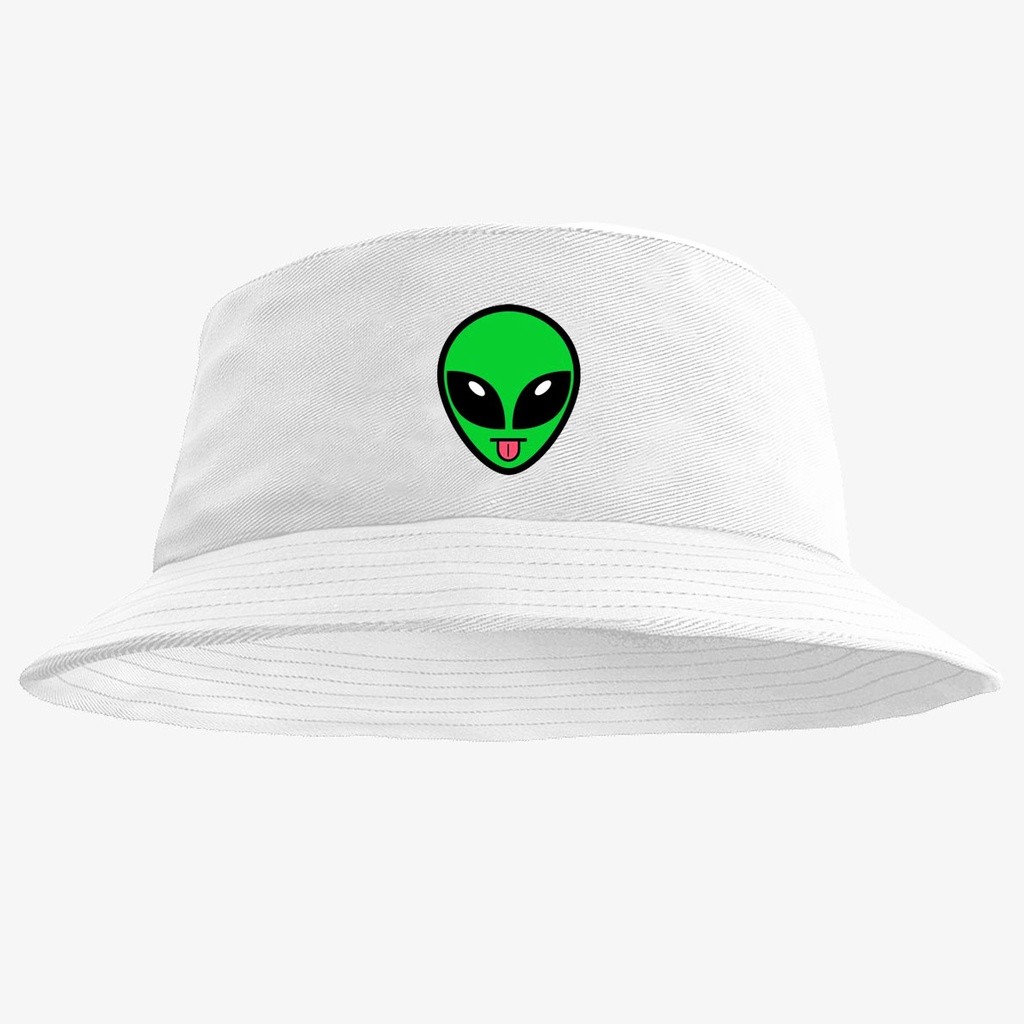 Chapéu Bucket Hat Unissex Barato Estampado ET Verde em Oferta na Shopee