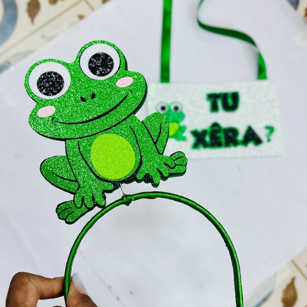 Kit Tiara Arco e Placa Tu Xera - Fantasia Carnaval Festa