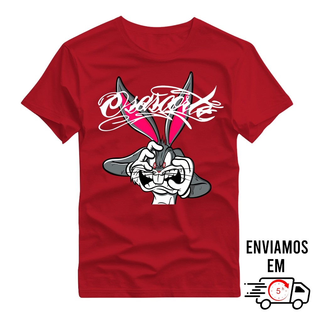 Camiseta OSASCORTE "Coelho" 100% Grau e corte Algodão Premium Fio 30.1 — imagem 2 de 2