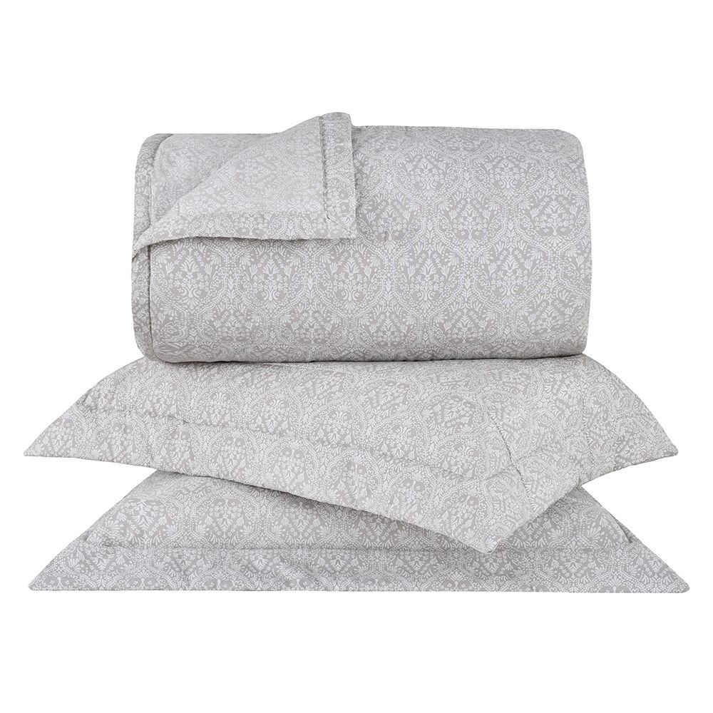 Kit Colcha Queen Buddemeyer Gran Pecalle Valence Estampado 3 peças