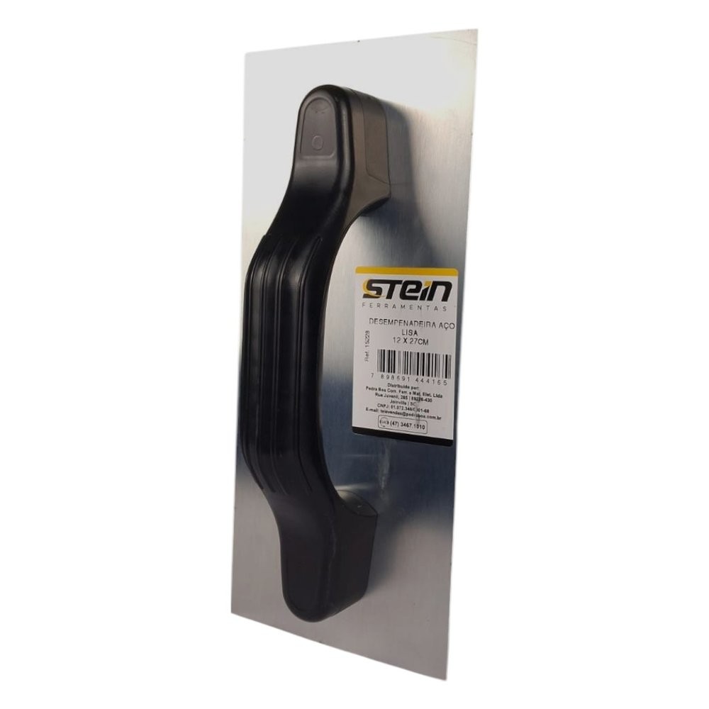 Desempenadeira Aço Lisa Reforçada - 27cm x 12 cm