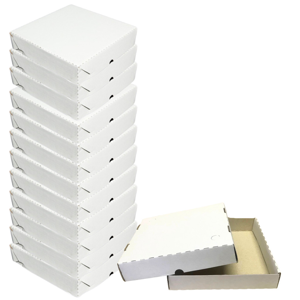 Caixa Para Doces e Salgados Quadrada - Kits com 10 unidades (10 tampas e 10 fundos) em Oferta na Shopee