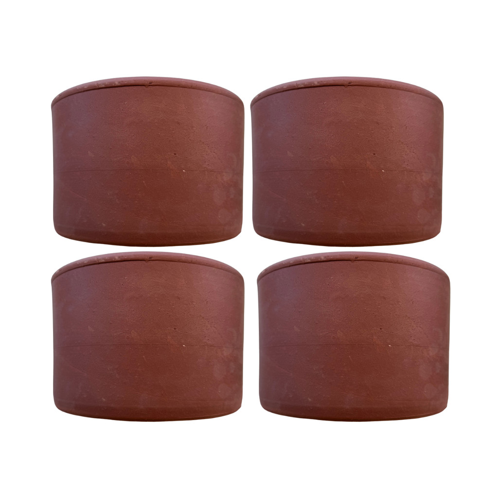 Kit  4 Vasos Cerâmica Barro Cilindro N1 (20,5 X 13,5 ) Nwbr em Oferta na Shopee