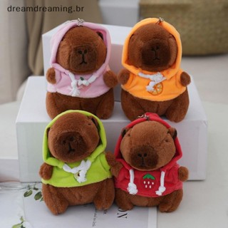 D-Bonito Dos Desenhos Animados Capivara Pingente De Pelúcia Boneca Saco Ornamentos Kapila Chaveiro Carro Desktop . em Oferta na Shopee