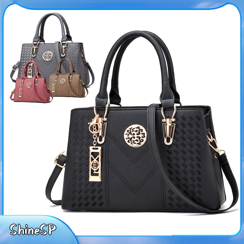 Bolsas De Couro Pu Feminino Senhoras Luxo Sacos 2024