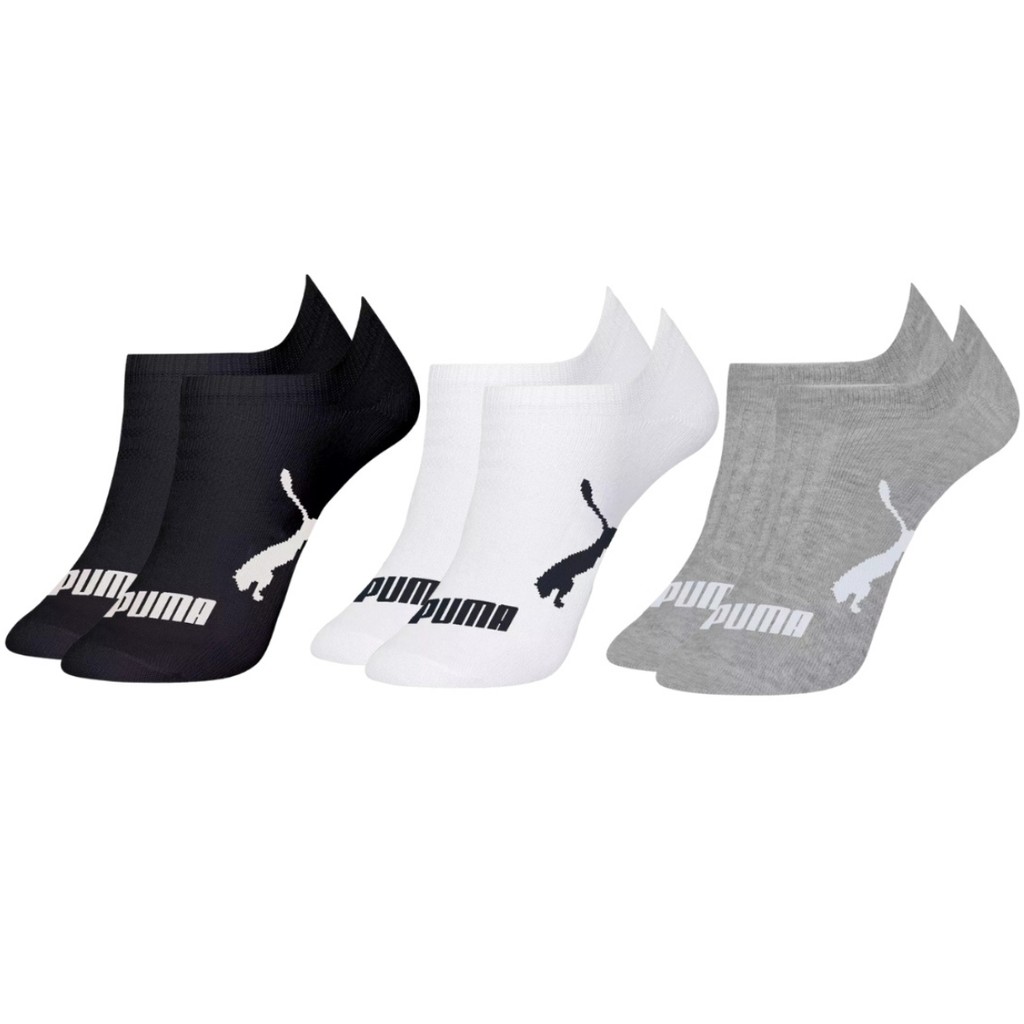 Kit 3 Pares Meias Puma Sapatilha Cano Baixo Original Algodão