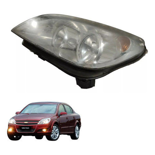 Farol Dianteiro Esquerdo Vectra Elite 2.0 2006 2009 Usado