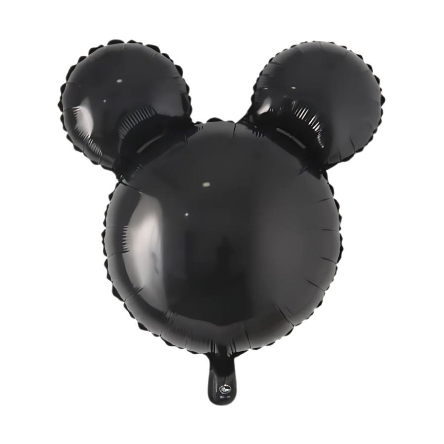 Balão de Festa Metalizado 15'' 38 - Simbolo Mickey Mouse - 1 unidade - Rizzo