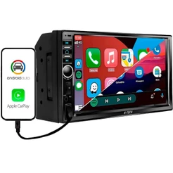 Central Multimídia 7 Carplay Android Auto Espelhamento UBS BT