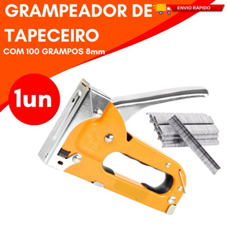 Grampeador de Tapeceiro Profissional 3 em 1 Ideal para Estofados Madeira Artesanato Qualidade e Duradouro em Oferta na Shopee