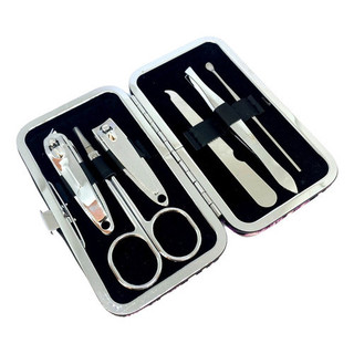 Kit Cortador De Unha Manicure Portatil Estojo Pinca Tesoura