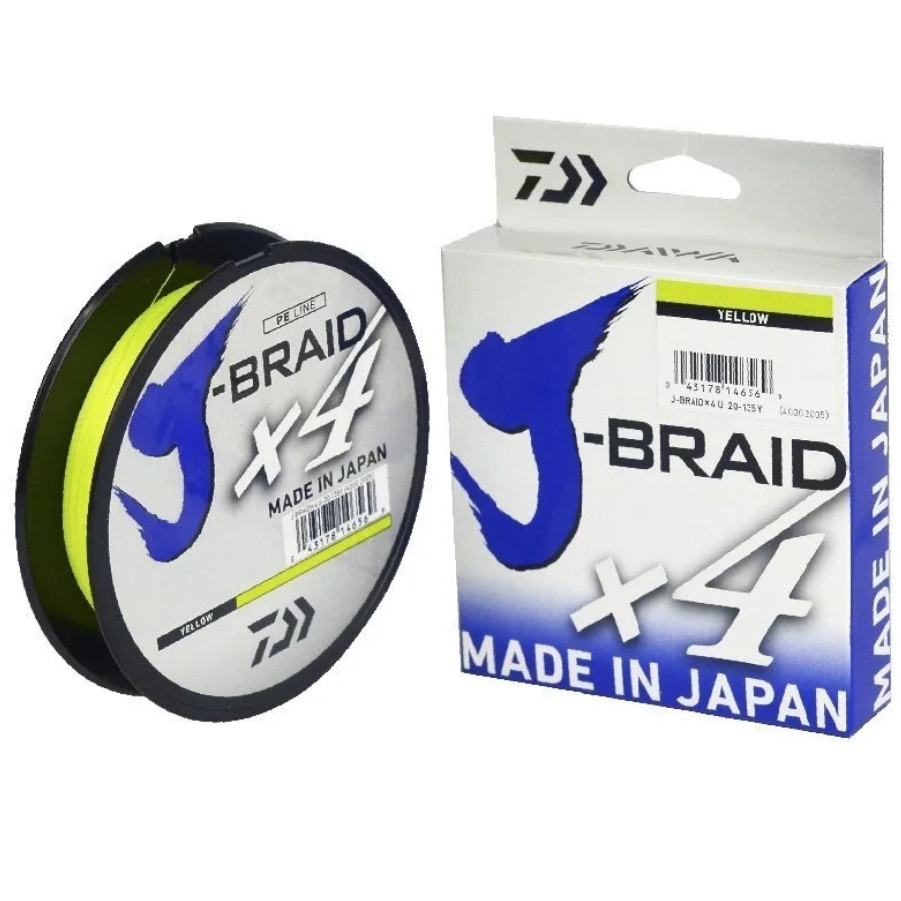 Linha J-Braid 4X 135m (Daiwa) Amarela 33mm