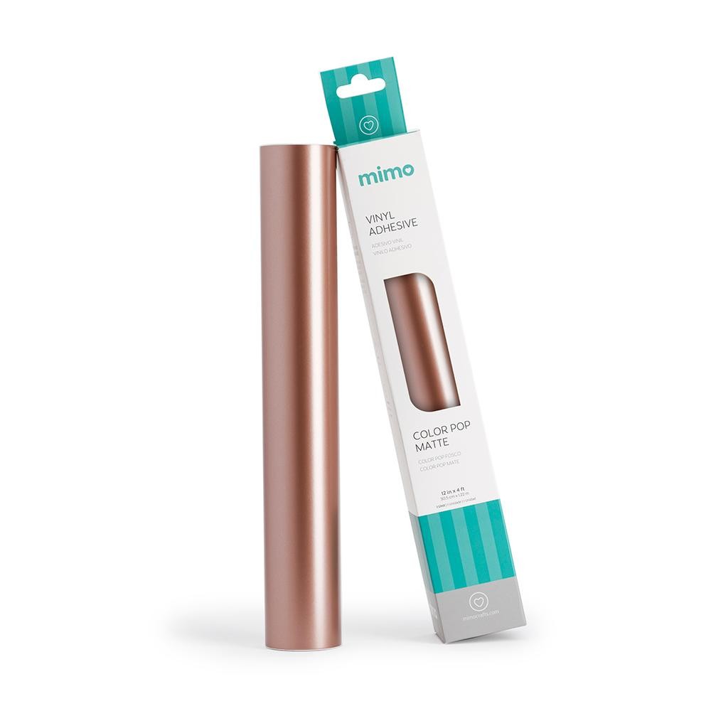 Adesivo Vinil Color Pop Fosco - Ouro Rose - Mimo - 30,5 cm x 1,22 m - 1 Und em Oferta na Shopee