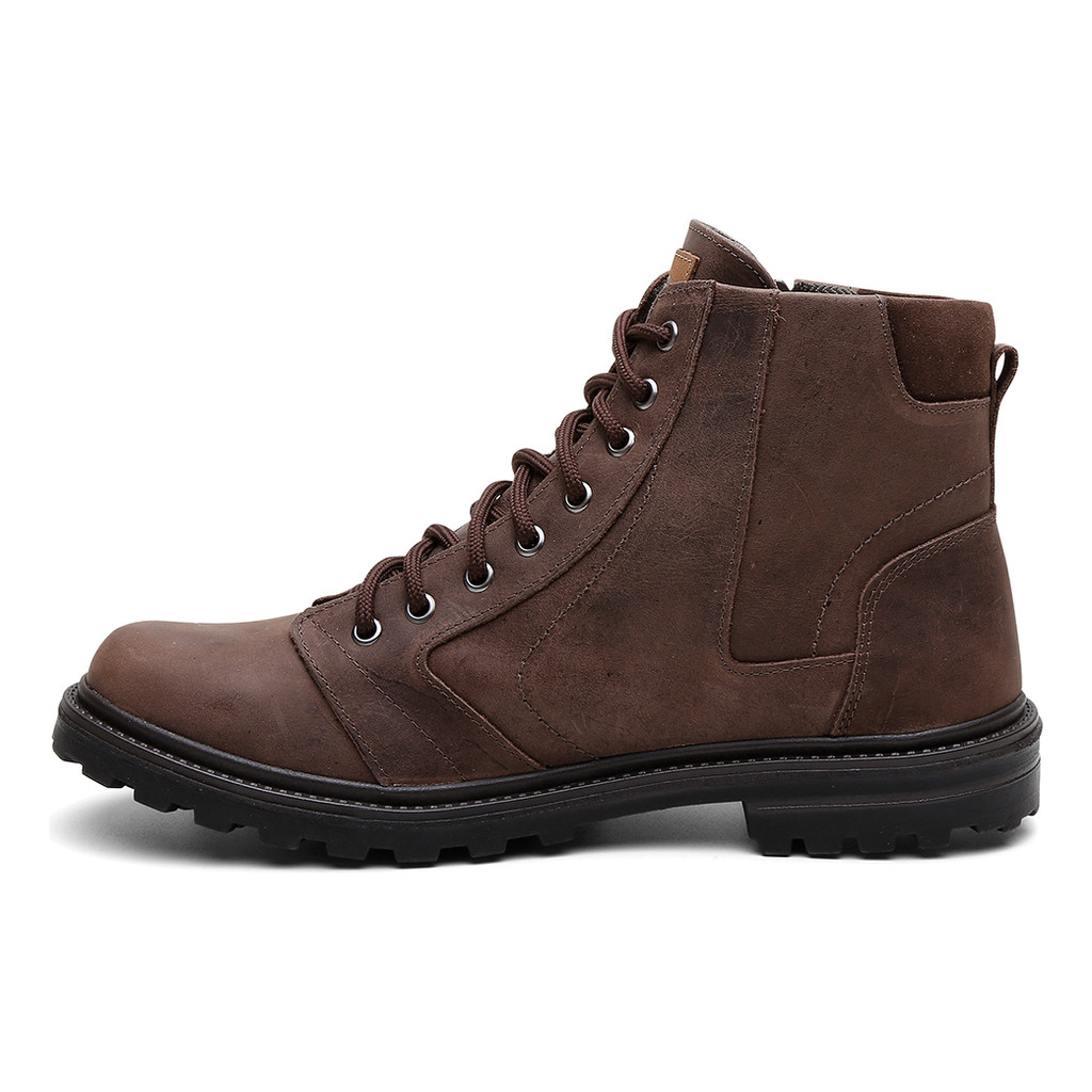 Bota Masculina Casual Coturno Couro Legitimo Country Chelsea