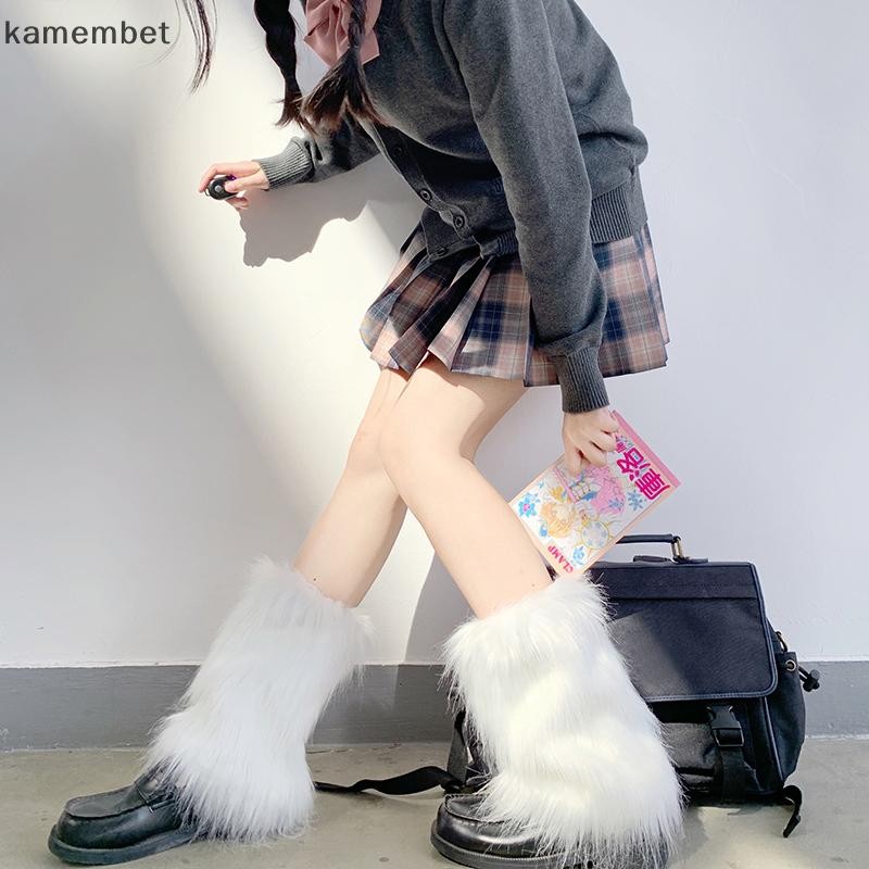 Kame Branco Falso Polainas Bota Cobre Y2K Goth Sólido Perna Meias Punk Na Altura Do Joelho Moda Quente Meia bet — imagem 2 de 2