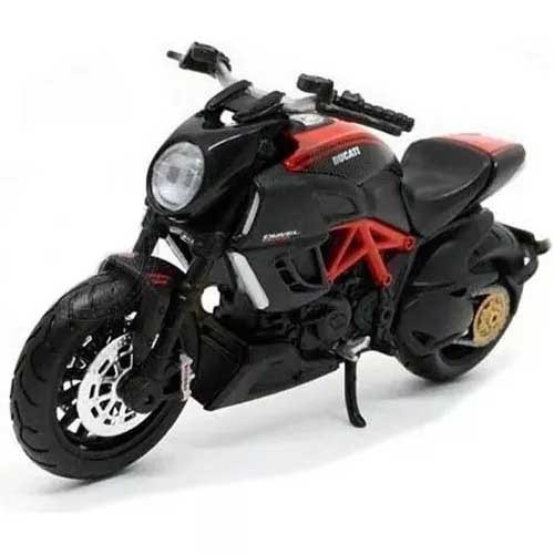 Miniatura Moto Ducati Diavel Vermelha/preta Maisto 1/18