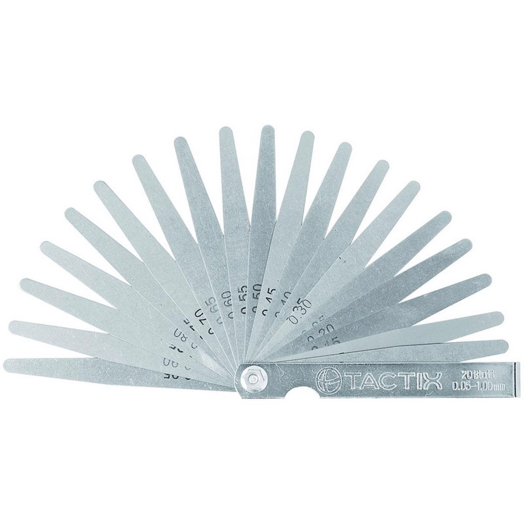 Calibre de Folga Com 20 Lâminas de 0,05 á 1,0mm (545165) - Tactix em Oferta na Shopee