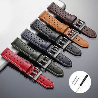 Pulseira De Relógio De Couro Genuíno Vintage 18mm 20mm 22mm 24mm De Vaca De Camada Superior Universal Homens Mulheres Ci em Oferta na Shopee